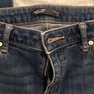 Simply Vera Vera Wang Indigo Straight Jeans